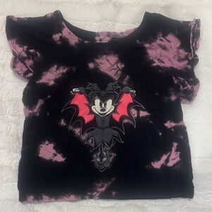 Kids Black and Pink Disney Graphic Shirt